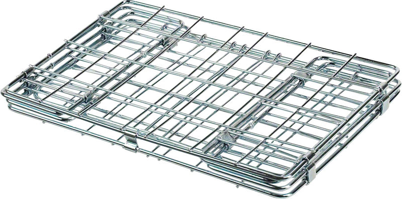 Load image into Gallery viewer, Wald 582 Folding Pannier Basket for Rear Rack: Silver