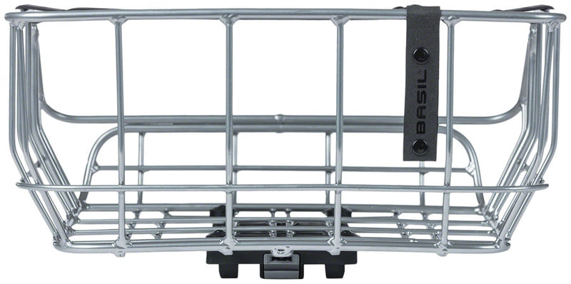 Load image into Gallery viewer, Basil Portland Rear Basket - MIK Mount Aluminum Silver