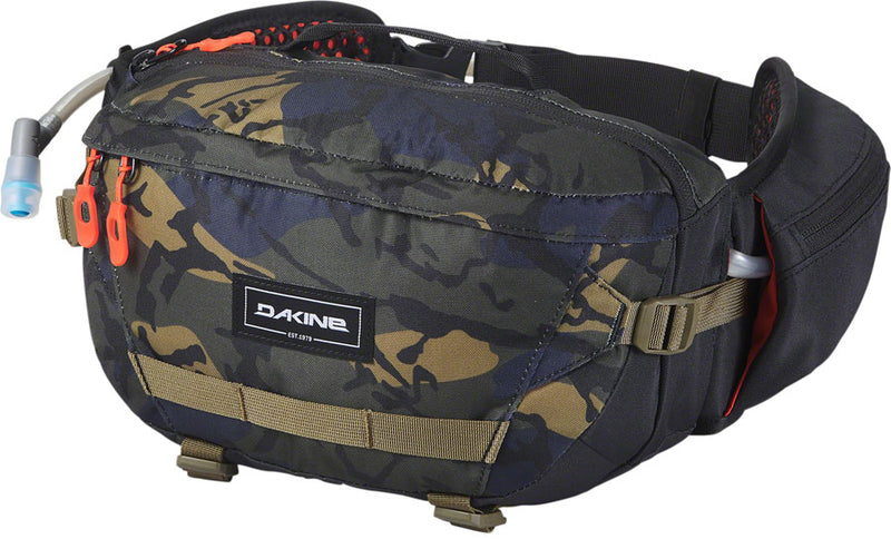 Load image into Gallery viewer, Dakine Hot Laps Waist Hydration Pack - 5L 2L/70oz Reservoir Cascade Camo