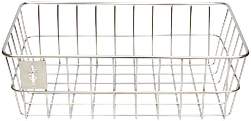 Load image into Gallery viewer, Portland Design Works Timber to Town ZigZag Basket - Silver Medium