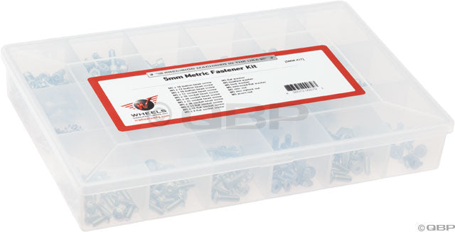 Load image into Gallery viewer, Wheels Manufacturing 5mm Fastener Kit -475 Pieces 18 Different Parts Three Bolt Styles in Lengths 8 to 30mm