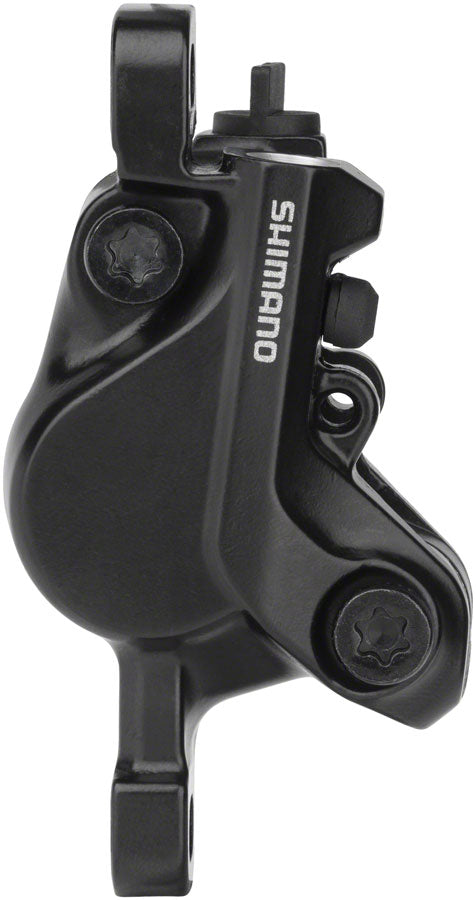 Load image into Gallery viewer, Shimano BR-MT500 Disc Brake Caliper - 2-piston Post Mount Resin Pads Front Rear BLK
