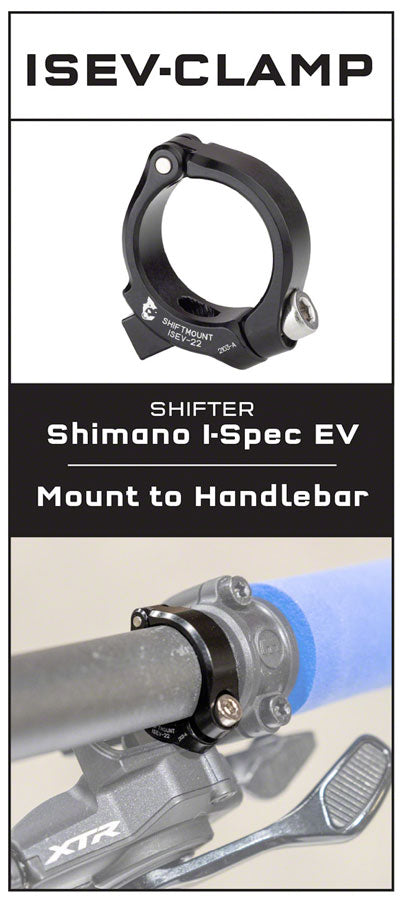 Load image into Gallery viewer, Wolf Tooth ShiftMount Clamp for I-spec EV Shifters - 22.2mm