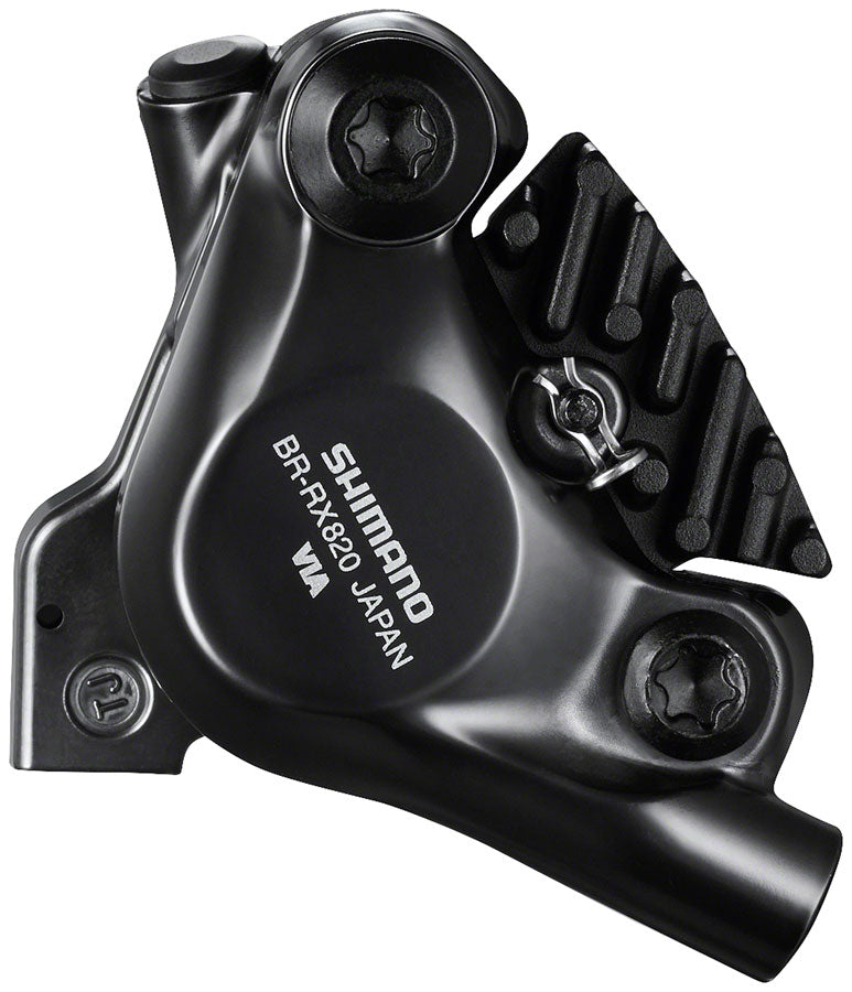 Load image into Gallery viewer, Shimano GRX BR-RX820 Hydraulic Disc Brake Caliper - Front Flat-Mount W/Bracket 140/160mm Rotor Assembled 160mm