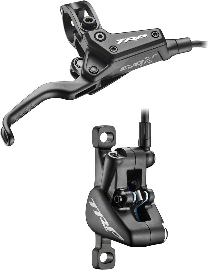 Load image into Gallery viewer, TRP EVO X HD-M9020 Disc Brake Lever - Right/Front Rear 1900mm Hose Post Mount 2-Piston BLK