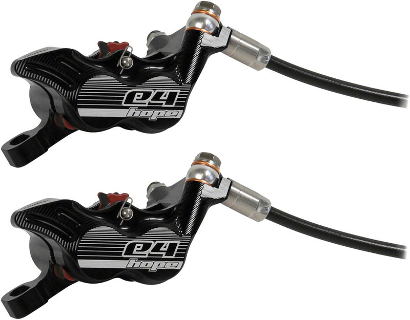 Load image into Gallery viewer, Hope Tech 3 E4 Duo Disc Brake Lever - Left Hand Front Rear Hydraulic Post Mount BLK