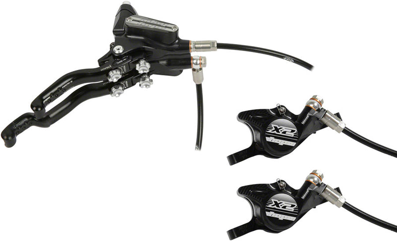 Load image into Gallery viewer, Hope Tech 3 X2 Duo Disc Brake Lever - Left Hand Front Rear Hydraulic Post Mount BLK