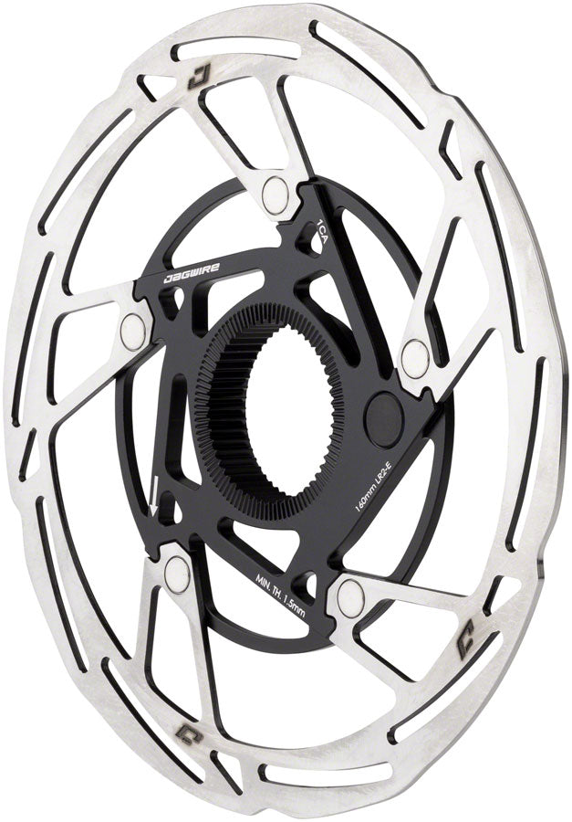 Load image into Gallery viewer, Jagwire Pro LR2-E Ebike Disc Brake Rotor Magnet - 160mm Center Lock Silver/BLK