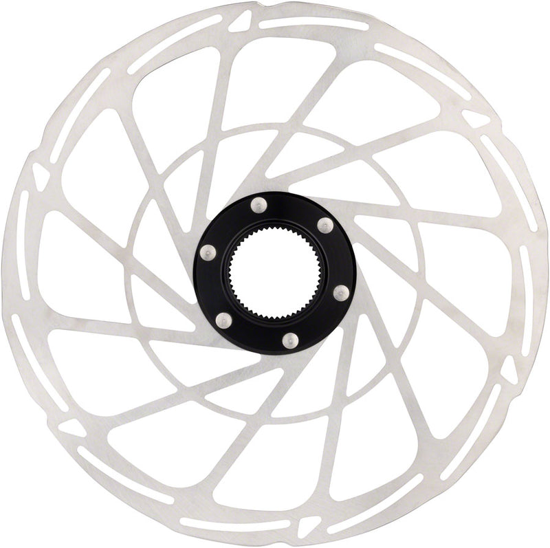 Load image into Gallery viewer, Jagwire Sport SR1 Disc Brake Rotor - 220mm Center Lock Silver