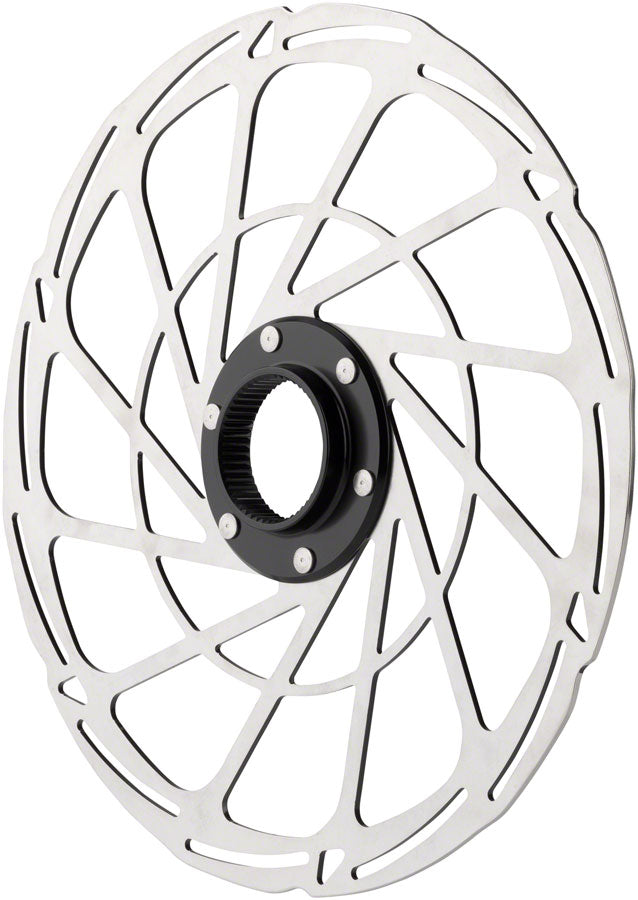 Load image into Gallery viewer, Jagwire Sport SR1 Disc Brake Rotor - 220mm Center Lock Silver