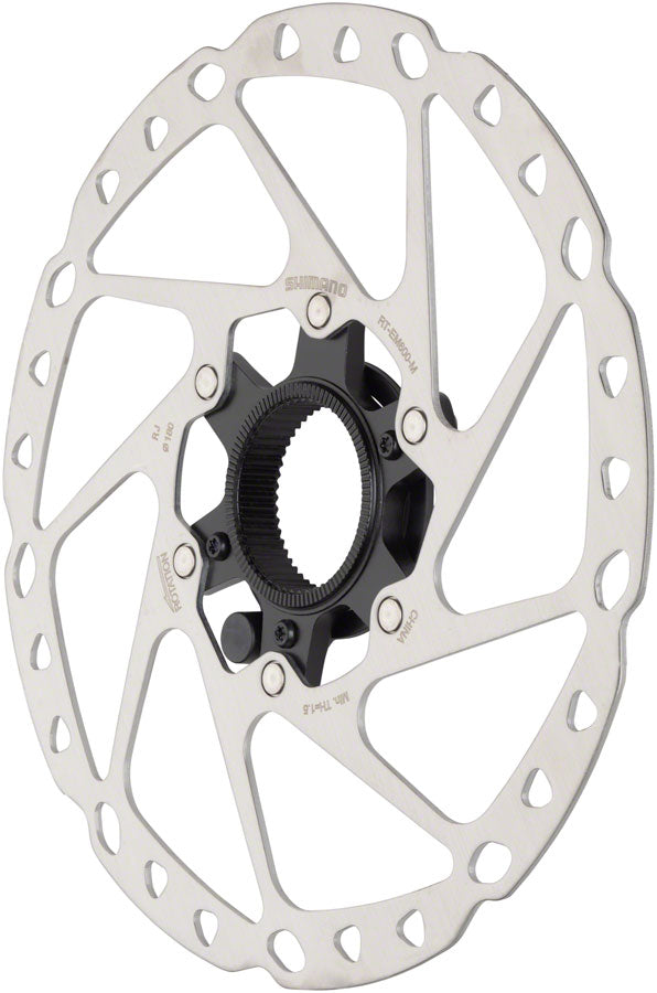Load image into Gallery viewer, Shimano STEPS RT-EM600-M Disc Brake Rotor Integrated Speed Sensor Magnet - 180mm Center Lock For eBike Silver