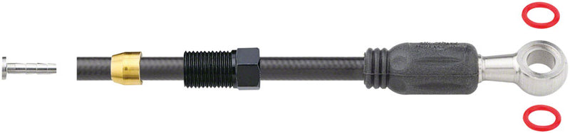 Load image into Gallery viewer, Jagwire Sport Mineral Oil Hydraulic Hose Kit Shimano XTR XT SLX Saint Zee Alfine 2000mm BLK