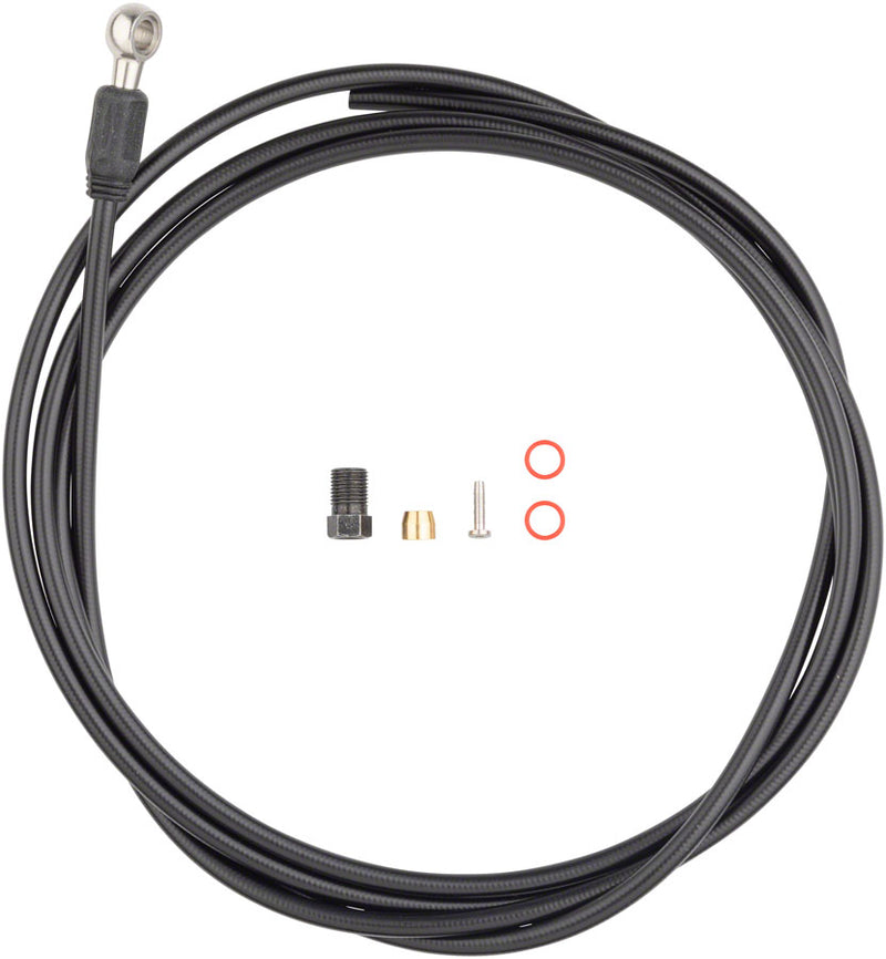 Load image into Gallery viewer, Jagwire Sport Mineral Oil Hydraulic Hose Kit Shimano XTR XT SLX Saint Zee Alfine 2000mm BLK