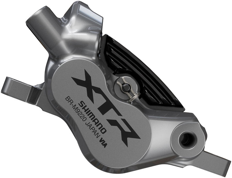 Load image into Gallery viewer, Shimano XTR BR-M9220 Enduro Disc Brake Caliper - Front Rear Post Mount 4-Piston Includes P04C-MF Finned Metal Pads