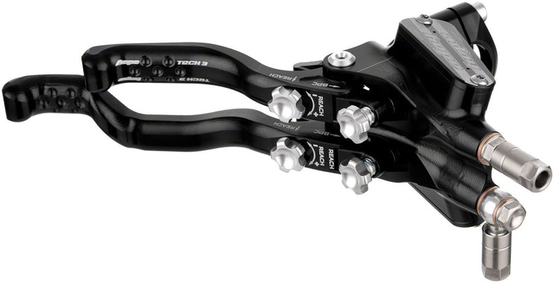 Load image into Gallery viewer, Hope Tech 3 V4 Duo Disc Brake Lever - Right Hand Front Rear Hydraulic Post Mount BLK
