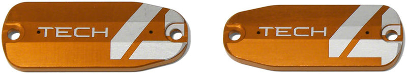 Load image into Gallery viewer, Hope Tech 4 Brake Lever Reservoir Lid - Orange Pair