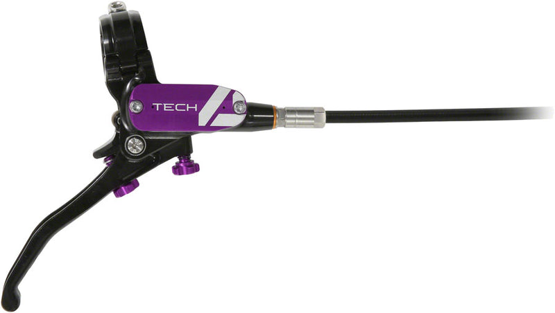Load image into Gallery viewer, Hope Tech 4 E4 Disc Brake and Lever Set - Rear Hydraulic Post Mount Purple