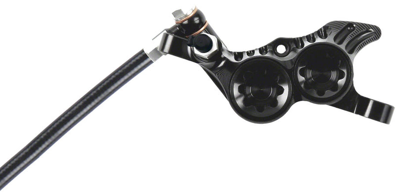 Load image into Gallery viewer, Hope Tech 4 V4 Disc Brake and Lever Set - Rear Hydraulic Post Mount Black