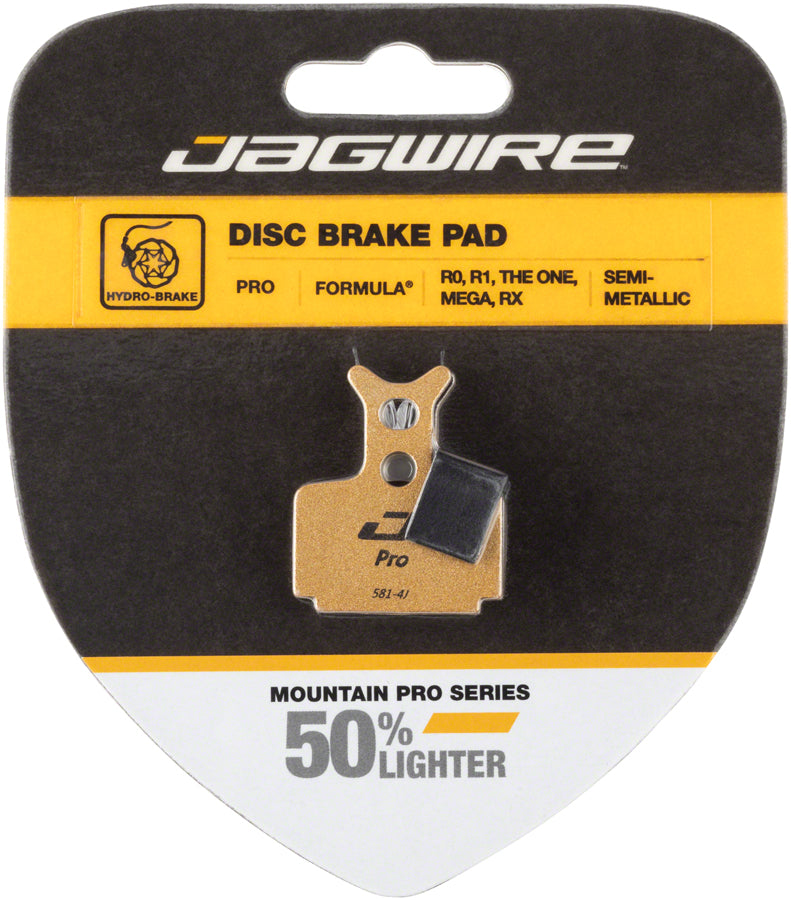 Load image into Gallery viewer, Jagwire Mountain Pro Alloy Backed Semi-Metallic Disc Brake Pads Formula T1 R1 RX MEGA RO