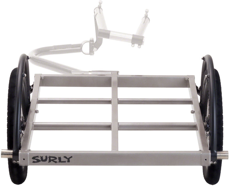 Load image into Gallery viewer, Surly Ted Trailer: Short Bed 16" Wheels Gray