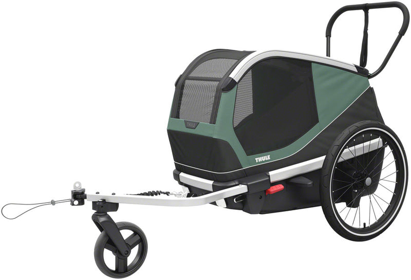 Load image into Gallery viewer, Thule Bexey Dog Bike Trailer- Hazy Green Medium