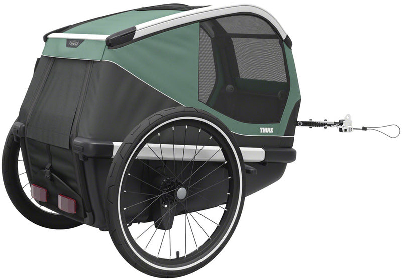 Load image into Gallery viewer, Thule Bexey Dog Bike Trailer- Hazy Green Medium