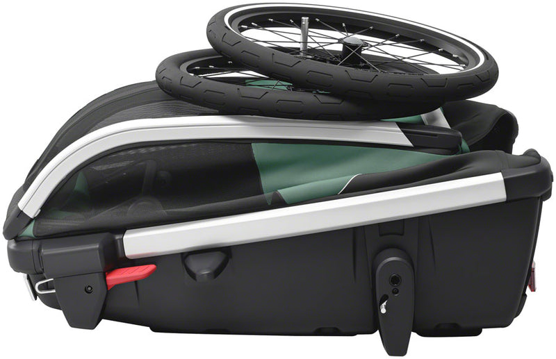 Load image into Gallery viewer, Thule Bexey Dog Bike Trailer- Hazy Green Medium