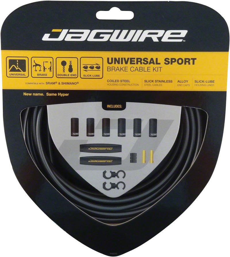 Load image into Gallery viewer, Jagwire Universal Sport Brake Cable Kit Ice Gray