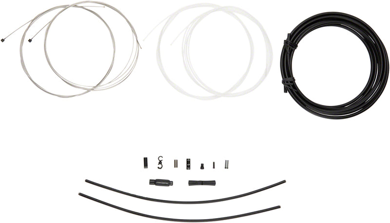 Load image into Gallery viewer, Jagwire Elite Sealed Shift Cable Kit - SRAM/Shimano Ultra-Slick Uncoated Cables BLK