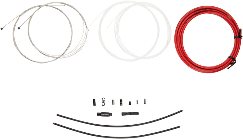 Load image into Gallery viewer, Jagwire Elite Sealed Shift Cable Kit - SRAM/Shimano Ultra-Slick Uncoated Cables Red