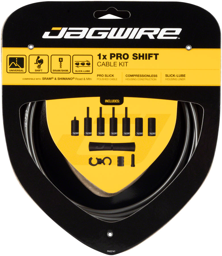 Load image into Gallery viewer, Jagwire 1x Pro Shift Kit Road/Mountain SRAM/Shimano Ice Gray