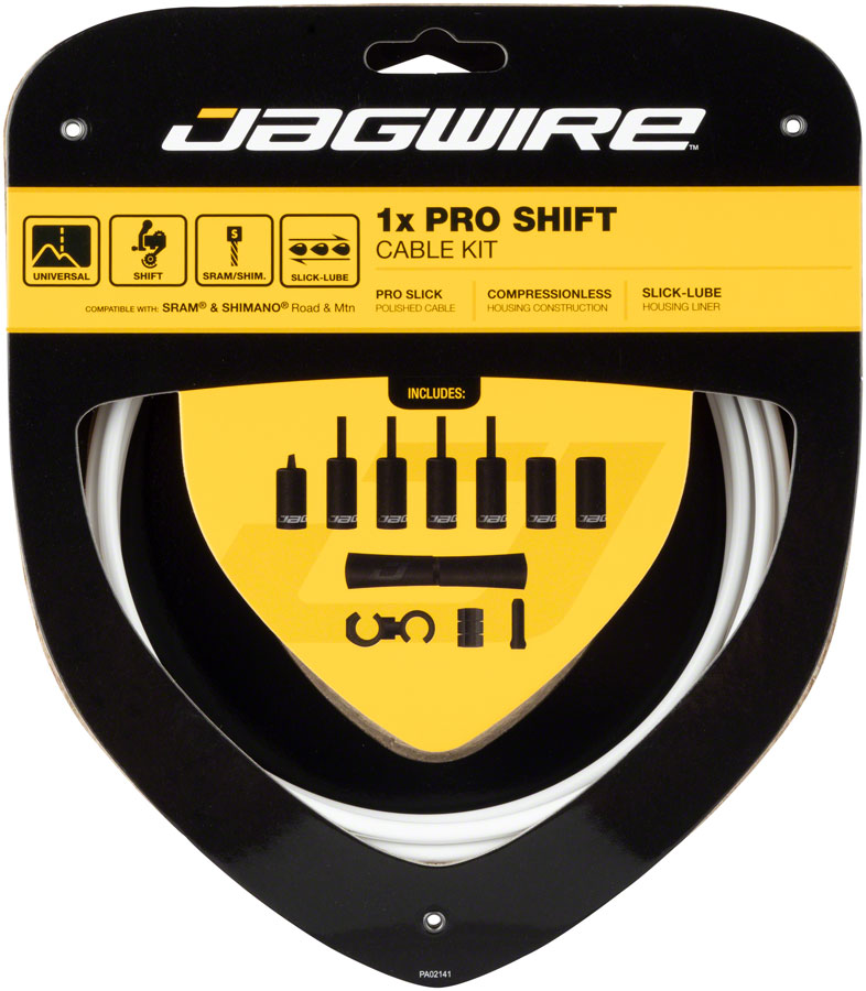 Load image into Gallery viewer, Jagwire 1x Pro Shift Kit Road/Mountain SRAM/Shimano White