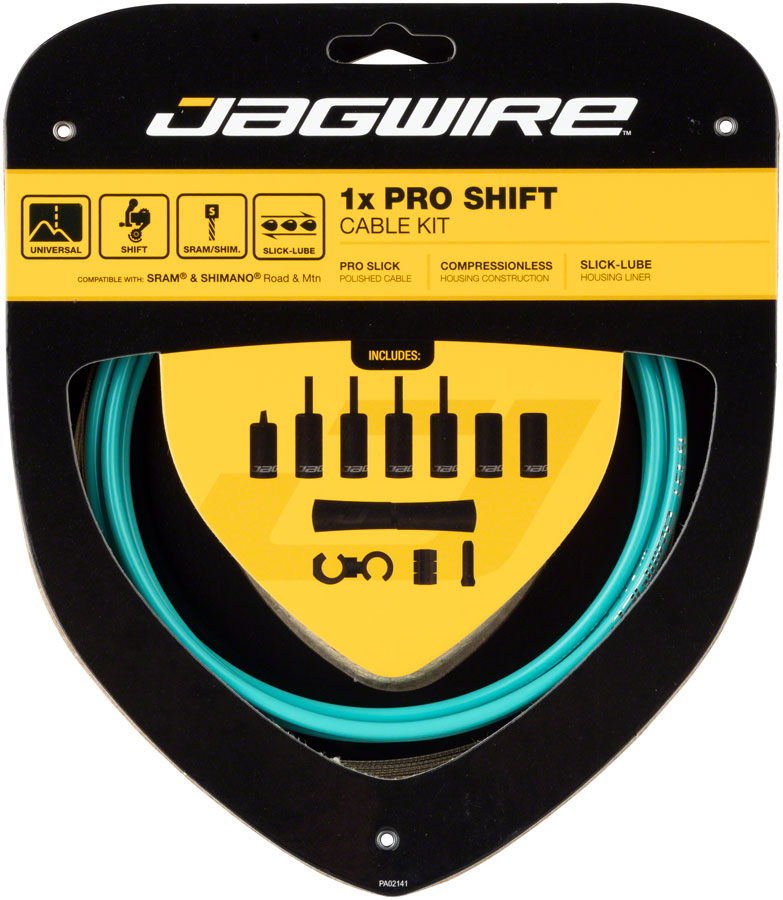 Load image into Gallery viewer, Jagwire 1x Pro Shift Kit Road/Mountain SRAM/Shimano Celeste