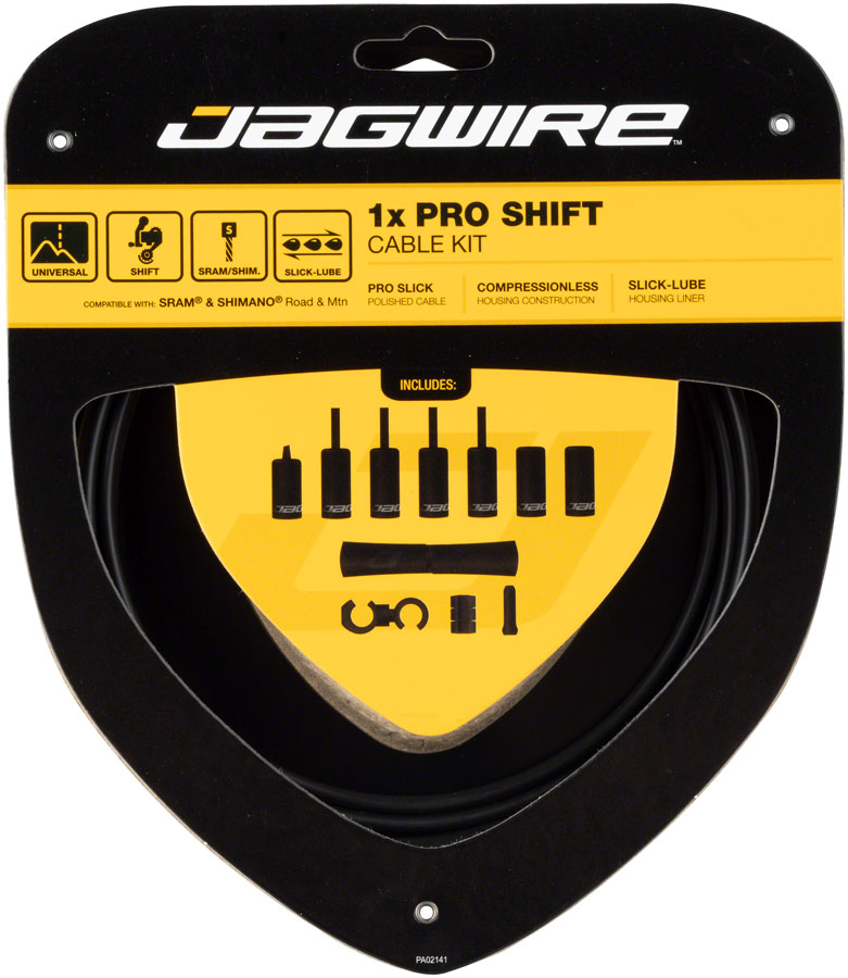 Load image into Gallery viewer, Jagwire 1x Pro Shift Kit Road/Mountain SRAM/Shimano Stealth Black