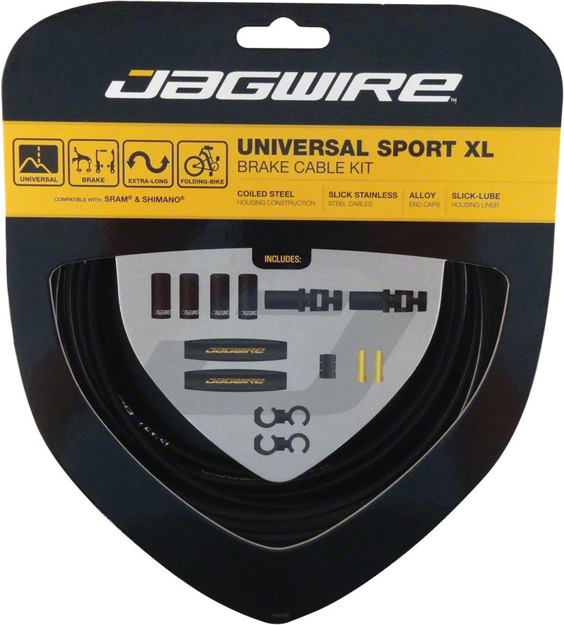 Load image into Gallery viewer, Jagwire Universal Sport Brake XL Kit Black