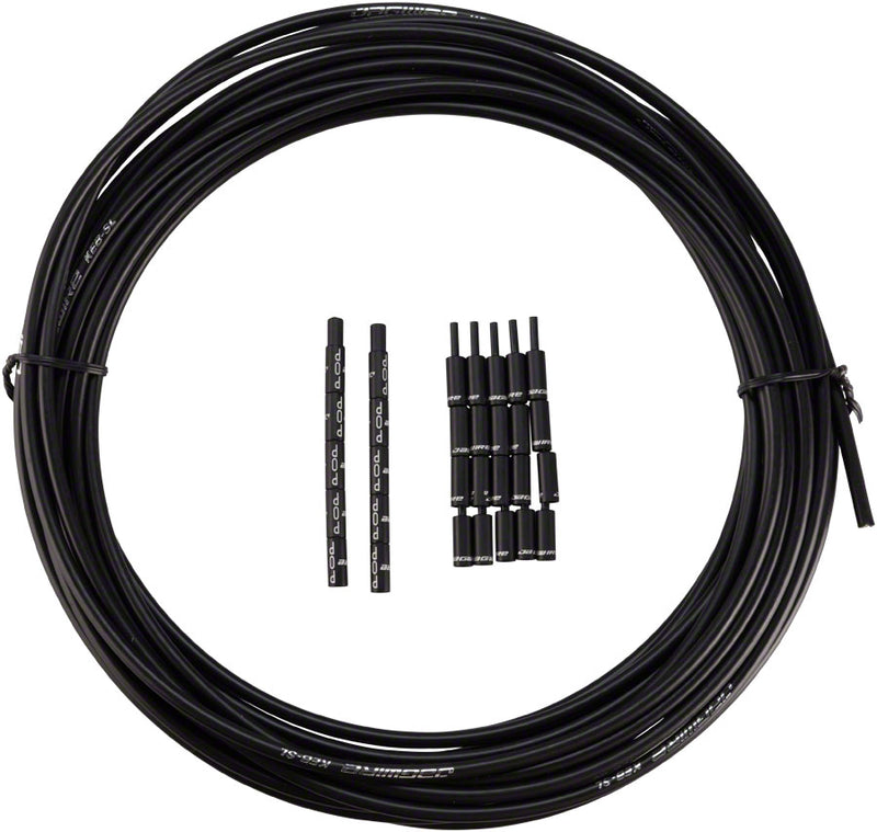 Load image into Gallery viewer, Jagwire 5mm Pro Compressionless Brake Housing Slick-Lube Liner 10M Roll BLK