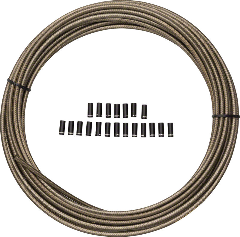 Load image into Gallery viewer, Jagwire 5mm Sport Brake Housing with Slick-Lube Liner 10M Roll Carbon Silver