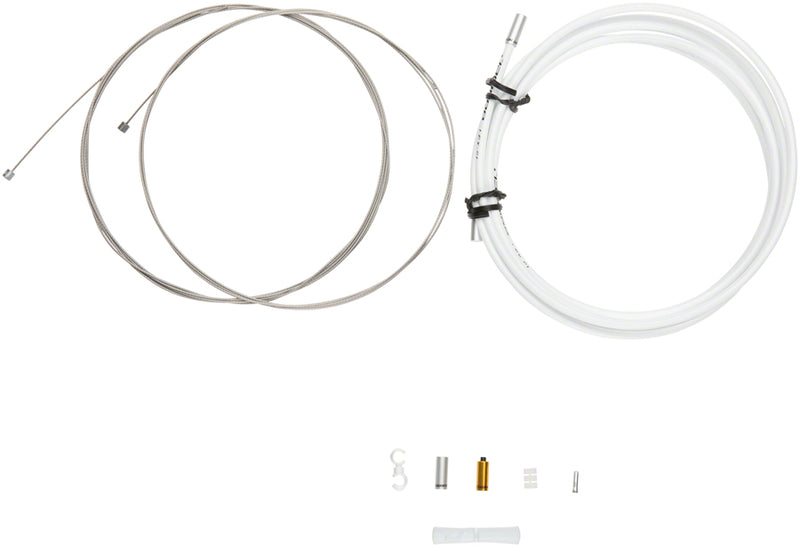 Load image into Gallery viewer, Jagwire 2x Sport Shift Cable Kit SRAM/Shimano White