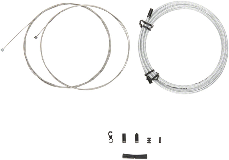 Load image into Gallery viewer, Jagwire 2x Sport Shift Cable Kit SRAM/Shimano Sterling Silver