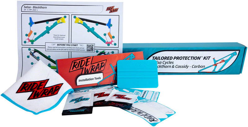 Load image into Gallery viewer, RideWrap Tailored Salsa - Blackthorn/Cassidy Carbon Large Matte