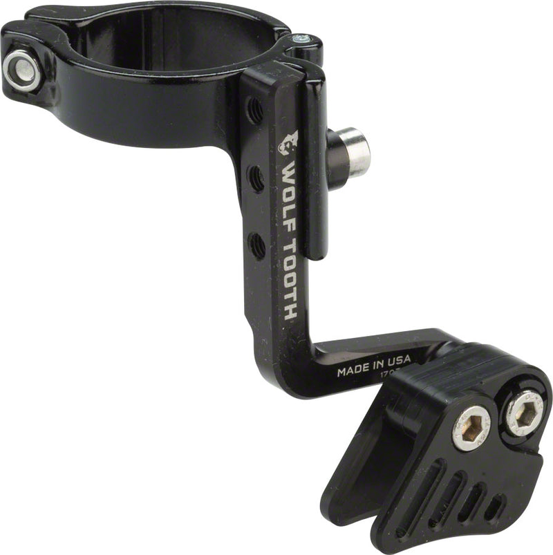 Load image into Gallery viewer, Wolf Tooth Gnarwolf Chainguide Seat Tube Clamp 34.9mm Black Rev 1