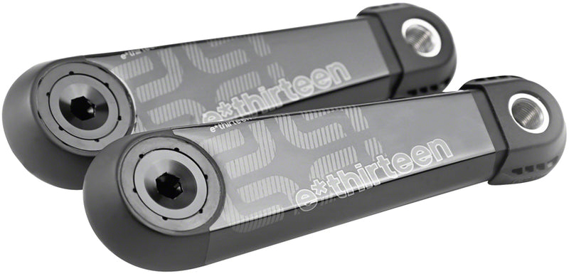 Load image into Gallery viewer, e*thirteen e*spec Race Ebike Carbon Crank Arm Set Self Extractor- 165mm Bosch CX Gen4 Carbon BLK