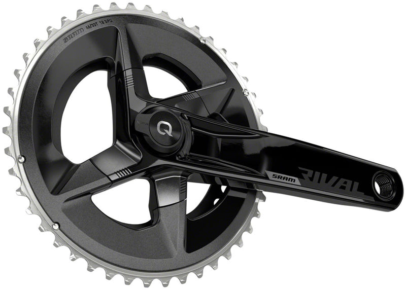 Load image into Gallery viewer, SRAM Rival AXS Crankset Quarq Power Meter - 160mm 12-Speed 48/35t Yaw 107 BCD DUB Spindle Interface BLK D1