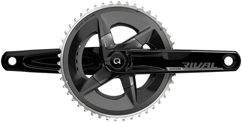Load image into Gallery viewer, SRAM Rival AXS Crankset Quarq Power Meter - 160mm 12-Speed 48/35t Yaw 107 BCD DUB Spindle Interface BLK D1