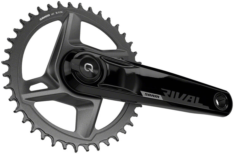 Load image into Gallery viewer, SRAM Rival 1 AXS Wide Power Meter Crankset - 160mm 12-Speed 46t 8-Bolt Direct Mount DUB Spindle Interface BLK D1