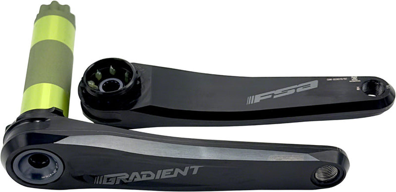 Load image into Gallery viewer, Full Speed Ahead Gradient Modular 1x Crankset - 170mm Fits Shimano SRAM 11/12-Speed Drivetrains 30mm BB392EVO Spindle BLK