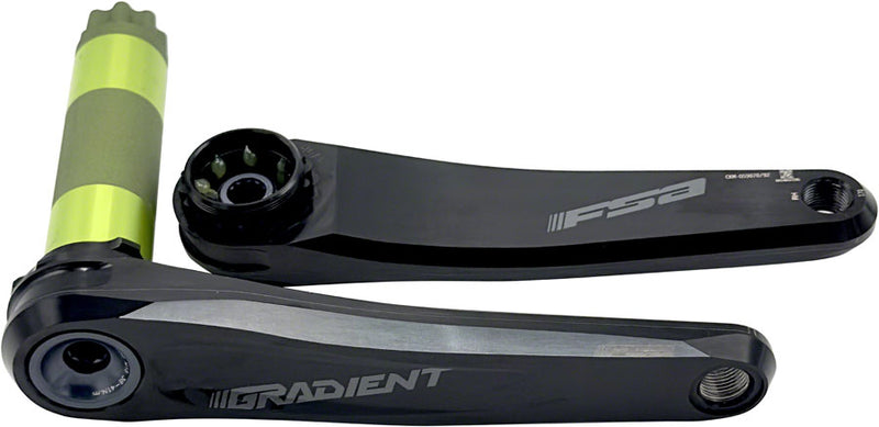 Load image into Gallery viewer, Full Speed Ahead Gradient Modular 1x Crankset - 175mm Fits Shimano SRAM 11/12-Speed Drivetrains 30mm BB392EVO Spindle BLK