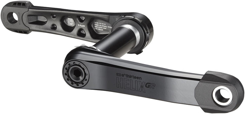 Load image into Gallery viewer, e*thirteen Helix Race GR Crankset - 160mm 83mm 30mm Spindle e*thirteen P3 Connect Interface BLK