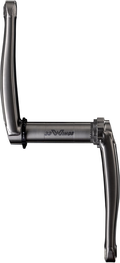Load image into Gallery viewer, Cane Creek eeWings All-Road Titanium Crankset - 172.5mm 8-Bolt Direct Mount 30mm Spindle Brushed Titanium