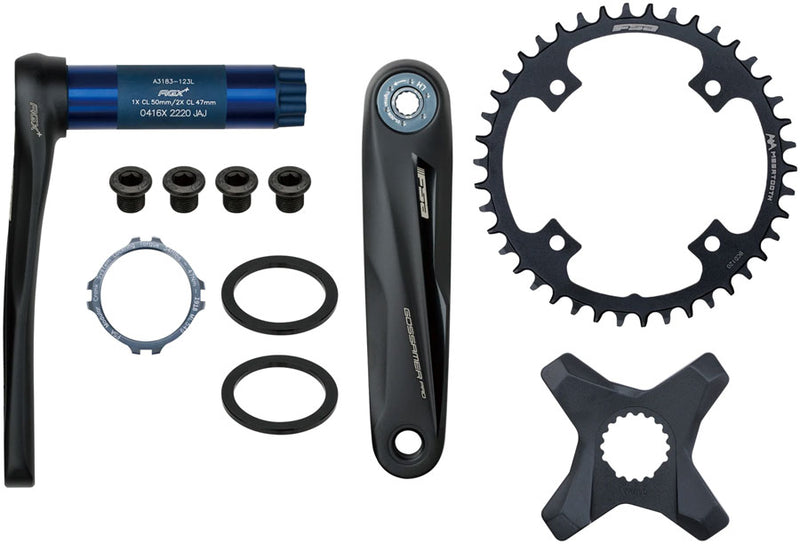 Load image into Gallery viewer, FSA Gossamer Pro AGX+ Modular Crankset 44T 165mm N11